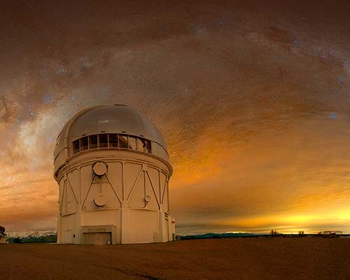 Blanco telescope at the The Cerro Tololo Inter-American Observatory is an astronomical observatory