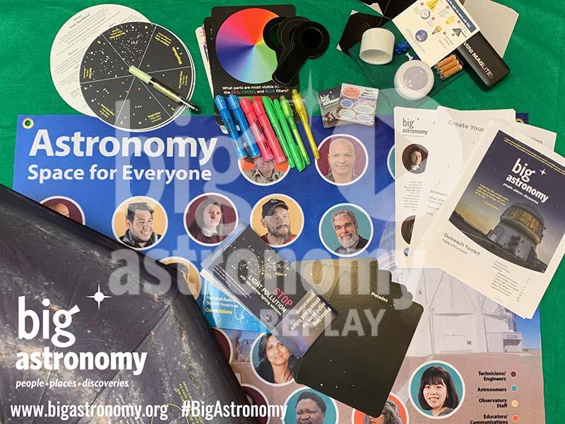 Image of activities related to the Big Astronomy project REPLAY