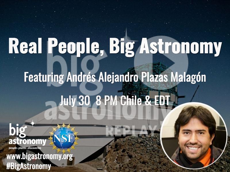 Gente real, gran astronomía: Andrés Alejandro Plazas Malagón